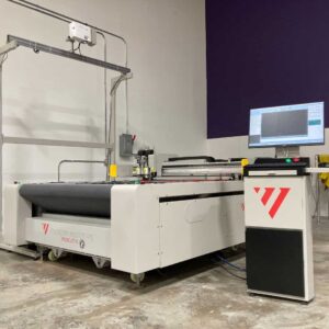 ProCut-X Single-Ply Cutter in fashion design studio for precise fabric cutting