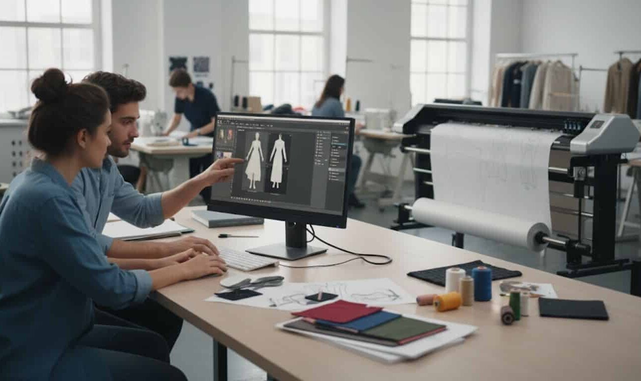 Modern textile workshop