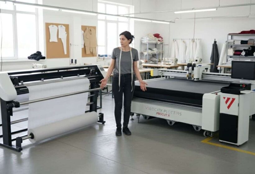 Discover how to select the right plotter or cutter for your textile manufacturing setup: technical specifications, workflow integration, cost-benefit analysis and practical buying tips.