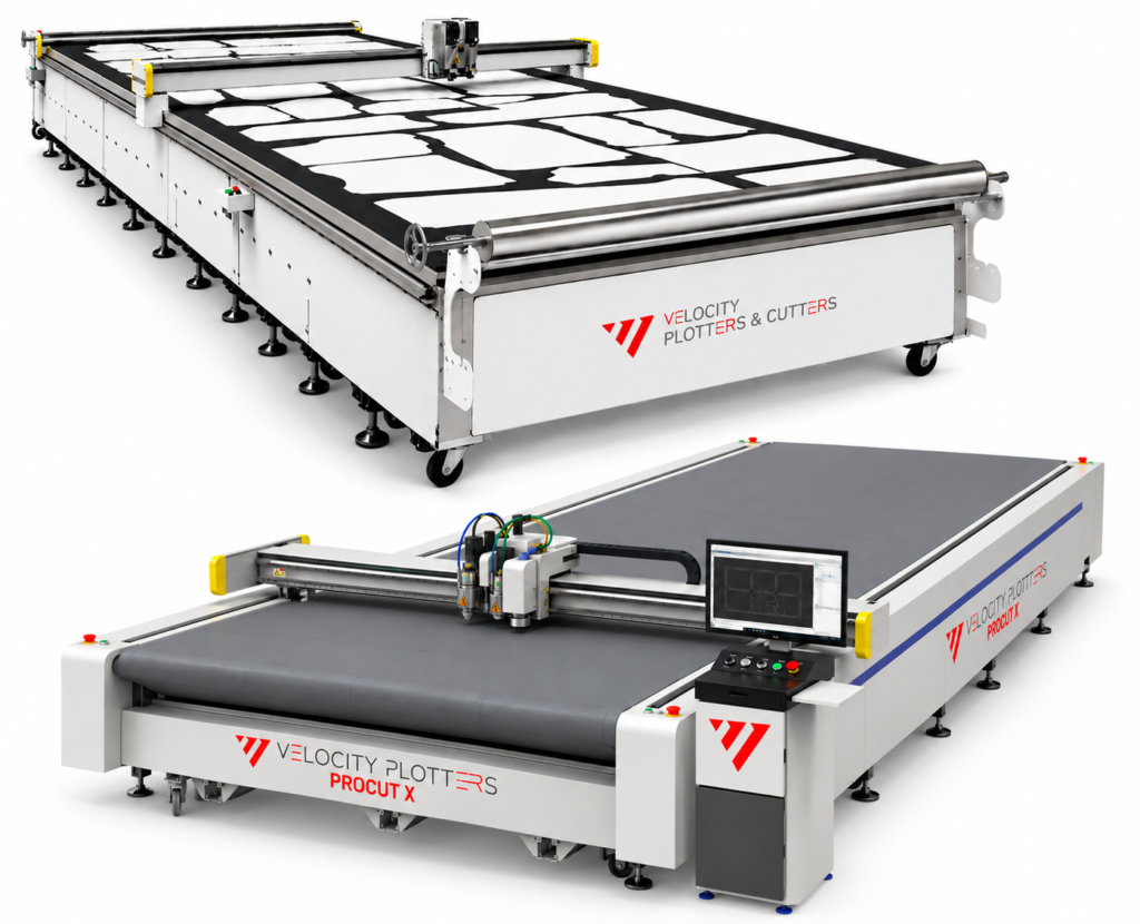 A LARGE FORMAT AUTOMATIC CUTTING MACHINE